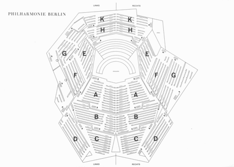 Saalplan Philharmonie